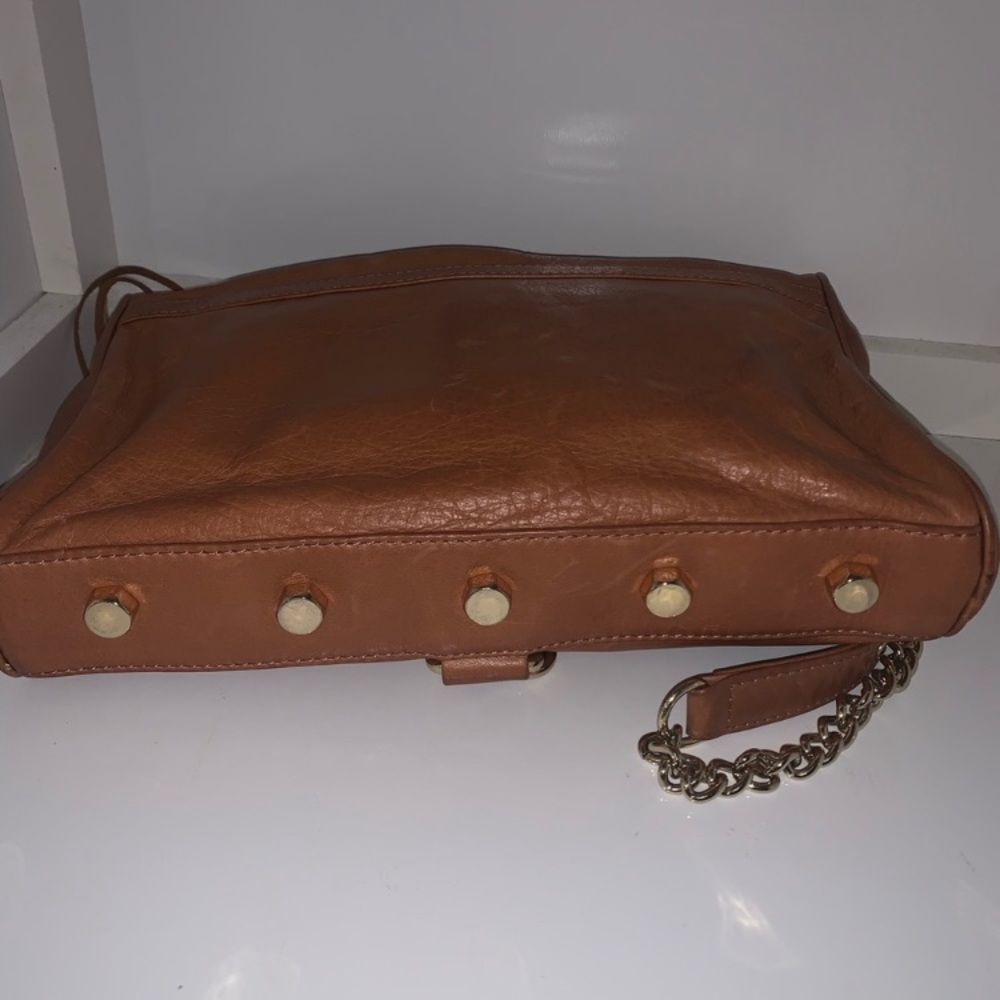 Rebecca Minkoff mini mac crossbody brown leather purse - Picture 3 of 8